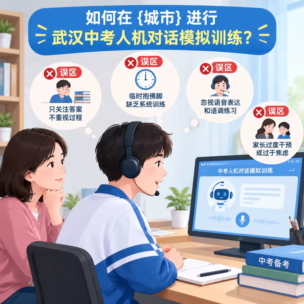 如何在铁山进行武汉中考人机对话模拟训练?