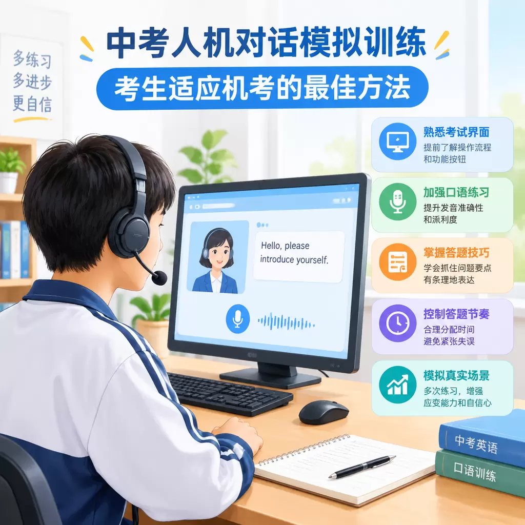武汉中考人机对话模拟训练：考生适应机考的最佳方法