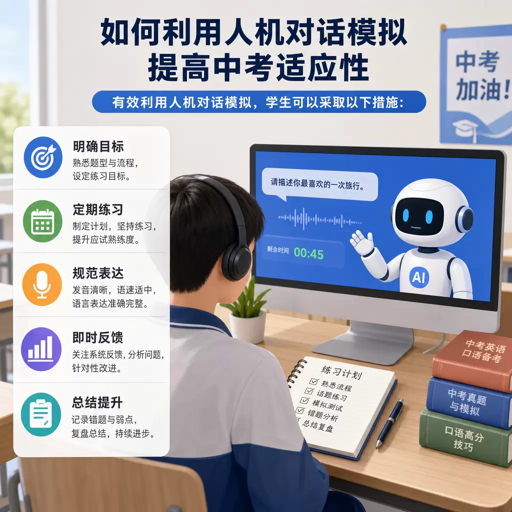 如何在铁山利用人机对话模拟提高中考适应性