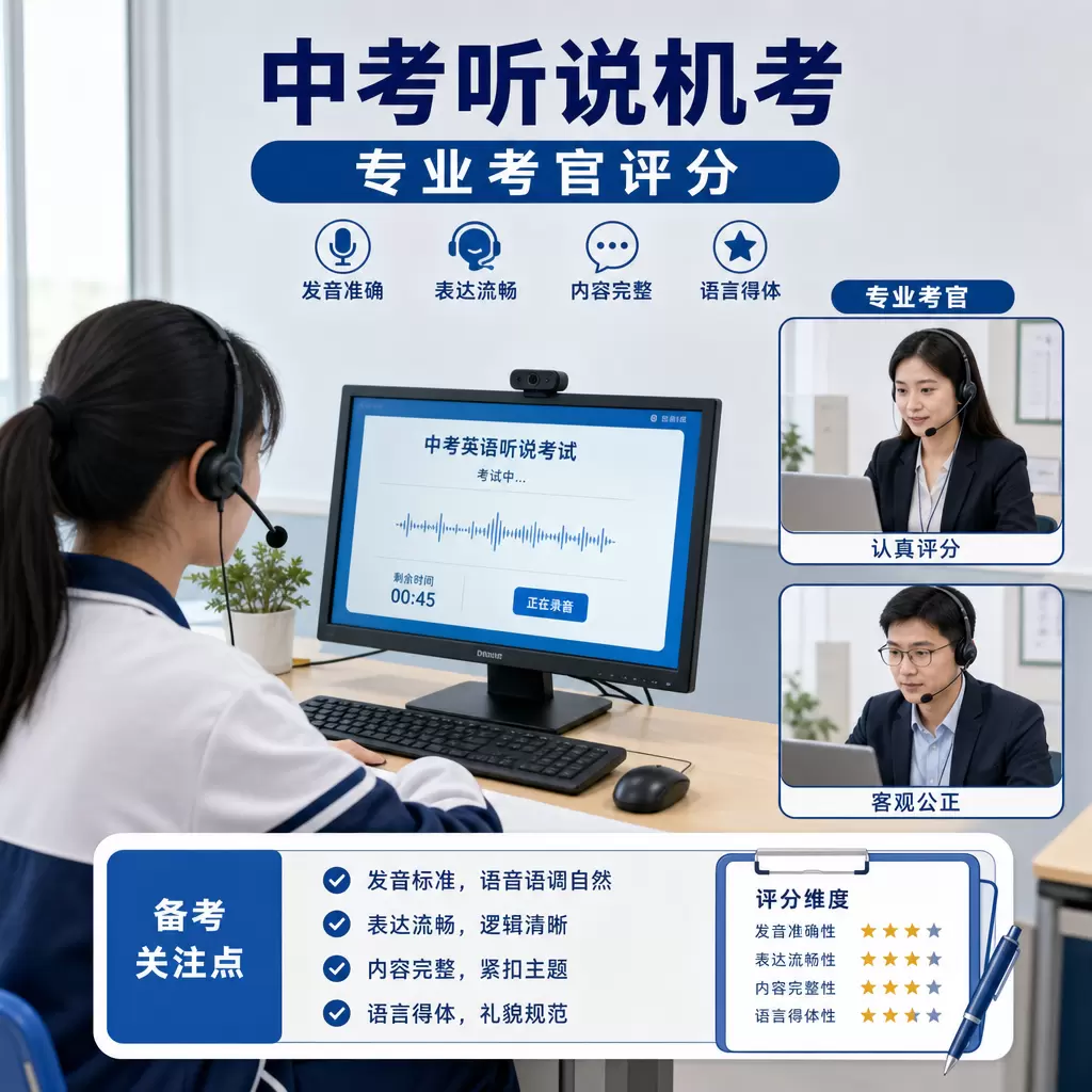 铁山考生必看:武汉中考听说机考报名流程详解