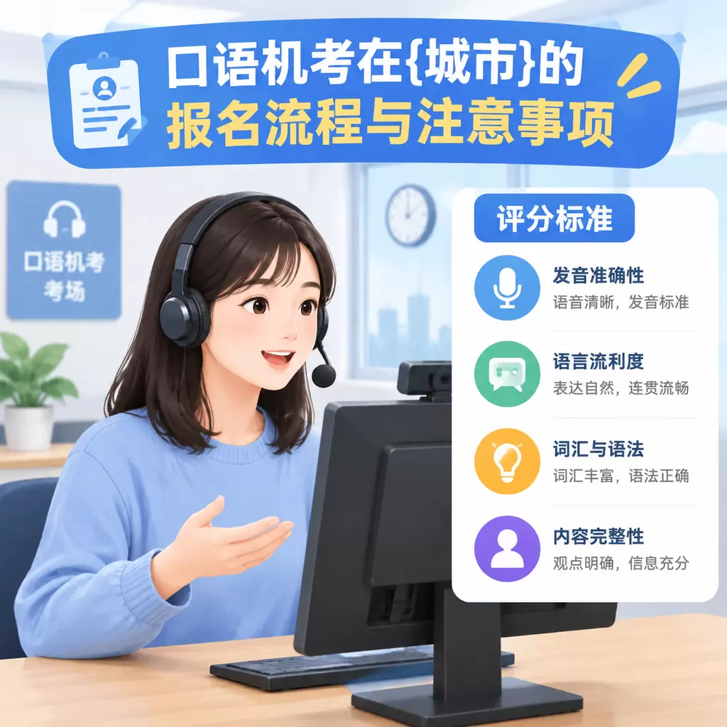 口语机考在铁山的报名流程与注意事项